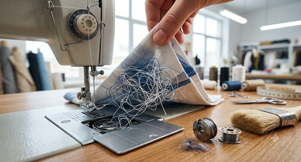 Why is My Sewing Machine Thread Bunching Under the Fabric? (Causes & Quick Fixes)