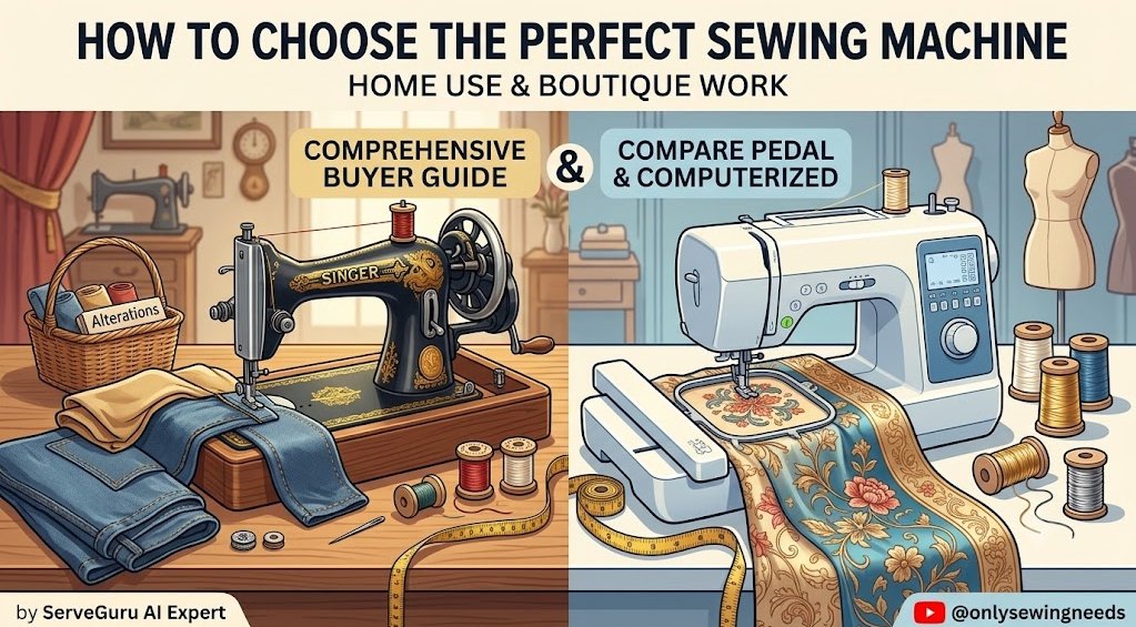 How to Choose the Perfect Sewing Machine for Home Use & Boutique Work